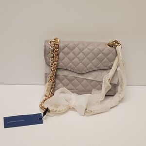 Rebecca Minkoff Gray Quilt Print Bag